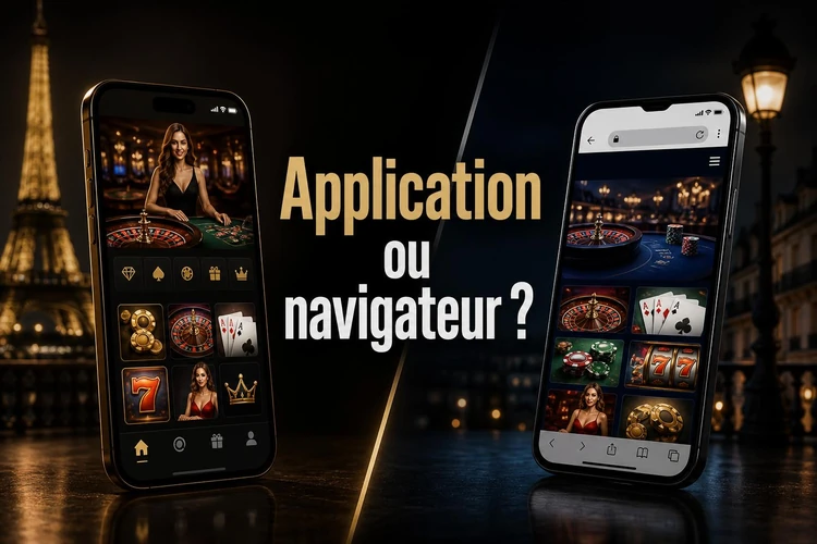 Julius Casino sur mobile : application ou navigateur ?