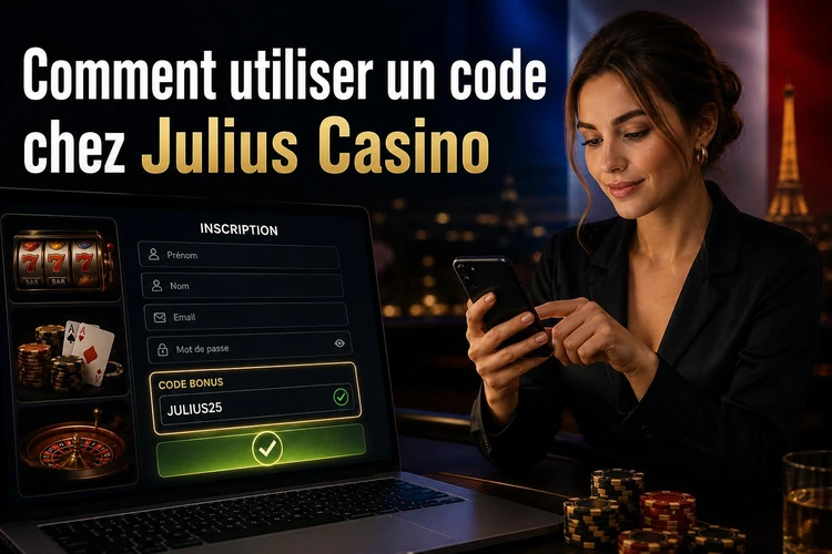 Comment utiliser un code chez Julius Casino